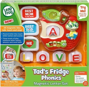 Juego de letras magnéticas fonéticas Leap Frog Tad's nevera alfabeto - ¡NUEVO! - Imagen 1 de 4