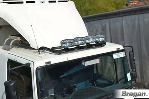 Roof Bar B + Jumbo Spots and Clamps for Mitsubishi Canter Accessories - BLACK - Picture 1 of 6