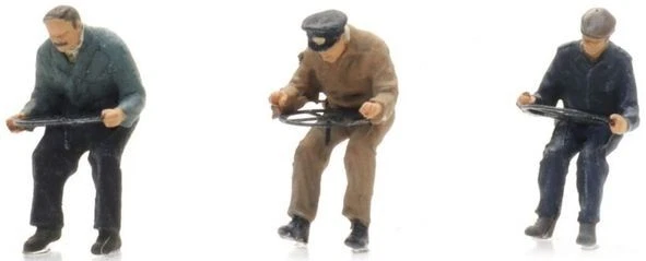 HO Artitec Truck Drivers #991.5870011 Hand Painted - Image 1 of 1