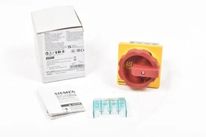 Siemens 3LD2003-0TK53 - main switch emergency stop switch - 16A 690V - unused original packaging - Picture 1 of 7