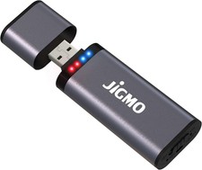 Voice Activated USB Sound Recorder - by JiGMO Grey 8GB / 48 Hrs Storage 384