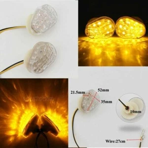1.9" plastic Mini Turn Signals Light For Kawasaki Ninja ZX 6R98-04 ZX636 03 2004 - Picture 1 of 8