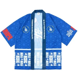 MLB World Tour Tokyo Series 2025 Dodgers Happi Jacket Coat Kimono - Picture 1 of 3
