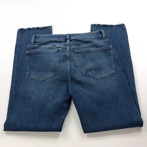 Pantalones de mezclilla de tiro medio DL1961 Mara rectos con tobillo instasculpido (se adapta a 28W 27L) - Imagen 1 de 11