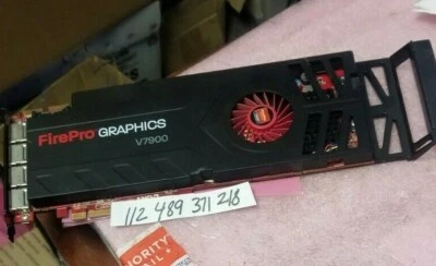 AMD FirePro V7900PCI-E 2GB GDDR5 RAM QUAD DISPLAY CAD/CGI/DCC Graphics Card 4xDP - Image 1 of 2