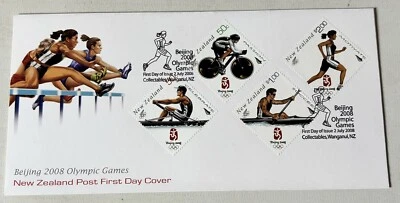 New Zealand Post First Day Cover - Beijing 2008 Olympic Games - Image 1 of 2