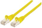 Intellinet Network Patch Cable, Cat7 Cable/Cat6A Plugs, 2m, Yellow, Copper, S/FT