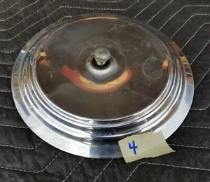 RENAULT DAUPHINE OEM Original Factory Steel Wheel Center Hub Cap 9.25" '56-66 #4 - Picture 1 of 10