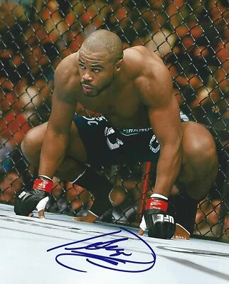 Rashad Evans MMA UFC Signed Autogrpahed 8X10 Photo COA w/Proof. - Image 1 of 2