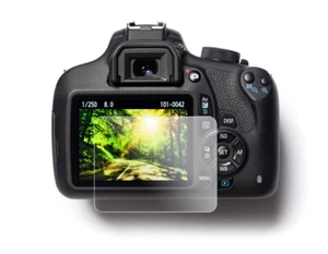 easyCover Thin Tempered Glass LCD Screen Protectors - Canon EOS 77D - Picture 1 of 3