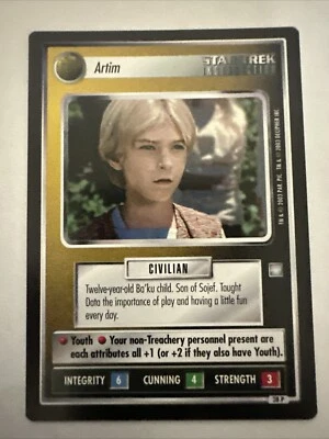 Star Trek CCG Artim Near-Mint/NM Promo – AGT 2003 - Image 1 of 2