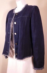 Jack mezclilla elástica de algodón suave lavado azul oscuro para mujer CLUB MONACO... - Imagen 1 de 6
