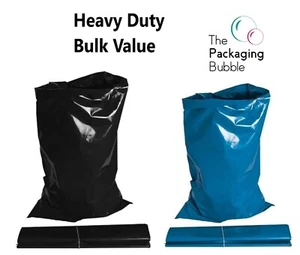 Bolsas de escombros constructores de alta resistencia residuos bolsas contenedor de basura fuerte resistente paquete a granel - Imagen 1 de 2