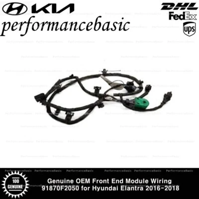 Cableado de módulo frontal genuino OEM 91870F2050 para Hyundai Elantra 2016-2018 Foto 1 de 2