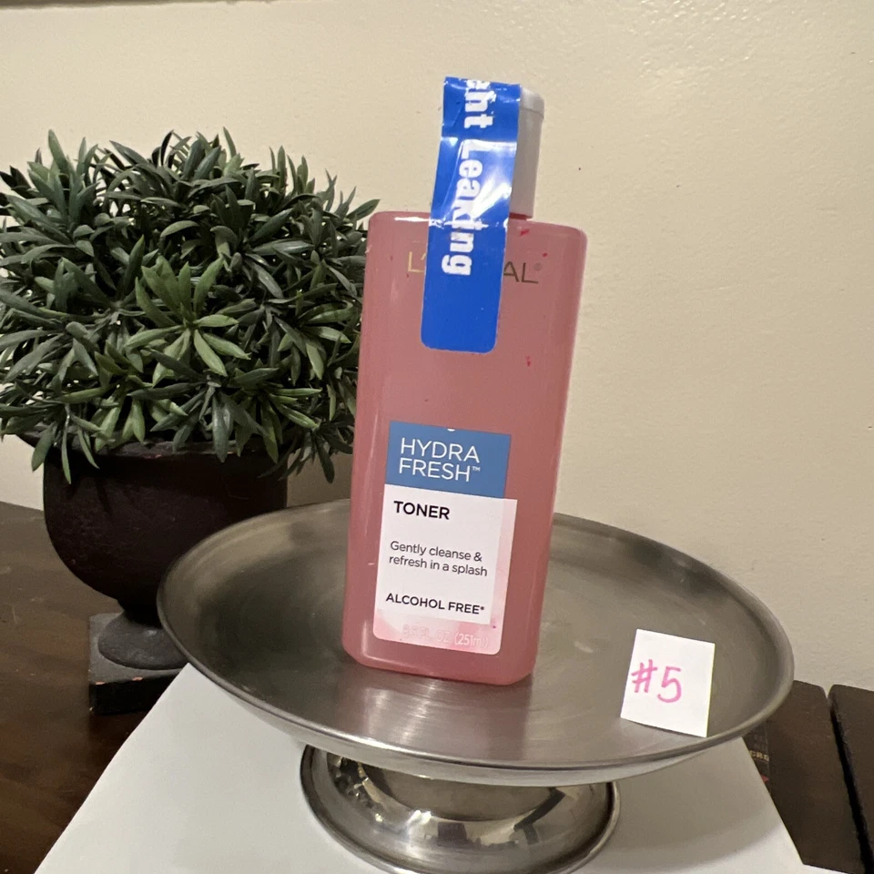 Tónico Loreal Hydrafresh refresca la piel sin alcohol fórmula sin secado 8,5 oz Foto 1 de 1