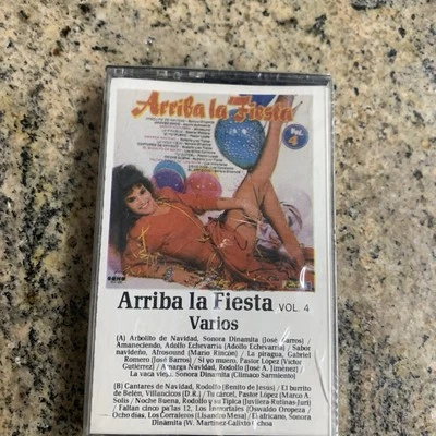 Arriba La Fiesta Vol 4 Varios Cassette Tape 1988 - Image 1 of 2