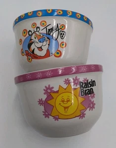 2 Stück Vintage 2004 Kellogg's Müslischalen Rosinenkleie 31455 Tony Tiger 31955 - Bild 1 von 23