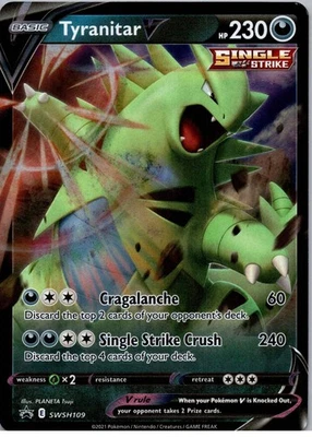 Tyranitar V - - Promo - SWSH: Sword & Shield Promo Cards - SWSH109 - NM - Holo - Image 1 of 2