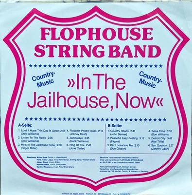 Flophouse String Band - In the Jailhouse, now (1983) picture disc + signiertes F - Bild 1 von 4