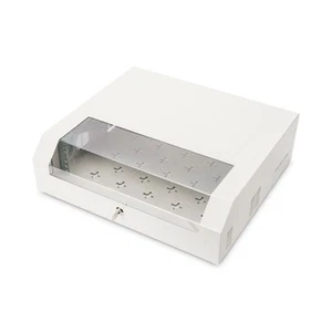 DIGITUS Professional Wandgehäuse SOHO Slim 3HE rotierbar/2HE fix Grau - Bild 1 von 2