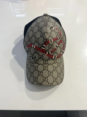 Gucci kingsnake ball cap snapback hat mesh men - Image 1 of 4