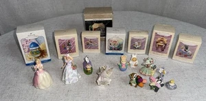 Vintage Spring Hallmark Ornaments + Merry Miniatures LOT Some in Boxes - Picture 1 of 10