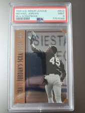 1995 U.D. Minor League MJ's Scrapbook MJ2 Michael Jordan PSA 9