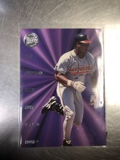 1996 Fleer Ultra Fresh Foundation Gold Medallion Edition Manny Ramirez #9 Rare