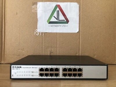 D-Link DGS-1100-16 Gigabit Switch with UK PSU D-Link DGS-1100-16 -Inc VAT - Image 1 of 4