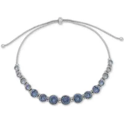 Pulsera Deslizante Bisel Cristal Azul Givenchy Foto 1 de 4