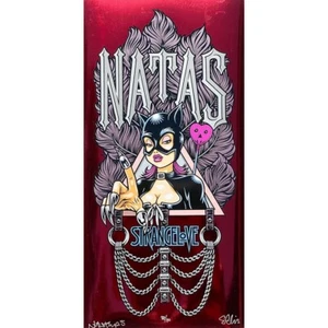 Sean Cliver StrangeLove Natas Kaupas Matte RED FOIL Print SIGNED LE 75 - Picture 1 of 1
