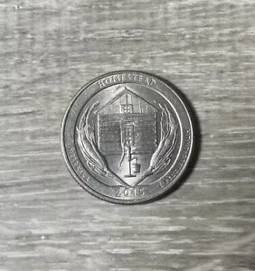 2015 P Homestead Quarter - "Leaky Bucket" - Die Crack Error - Picture 1 of 4