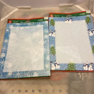 #4034 Christmas Stationary 35 sheets - Picture 1 of 3
