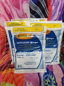 15 Eureka 52358, 154 Style V Microlined Canister Vacuum Paper Bags - Picture 1 of 3