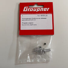Graupner 6053.20 Propeller Adapter 2.0 mm Shaft Bore