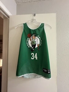 Boston Celtics Jr NBA League Jersey Youth Medium Reversible Jersey Green White - Picture 1 of 3