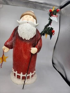 DEPARTMENT 56 SANTA CLAUS FIGURINE 12" CHRISTMAS HOLIDAY DECORATION COUNTRY - Picture 1 of 9