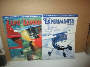 3 Magazine Back Issue:   EAA EXPERIMENTER  1999,  Volume 19, Number 9, 11 & 12 - Picture 1 of 4