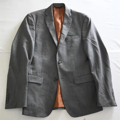 Blazer Abrigo Deportivo Chaqueta Jos A Bank 38R Gris Franela Lana Cachemira Para Hombre Foto 1 de 4