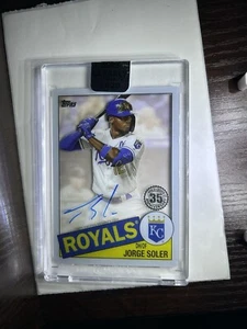 2020 Topps Clearly Authentic Jorge Soler Autograph Auto Signed Royals TBA-JSO - Picture 1 of 2