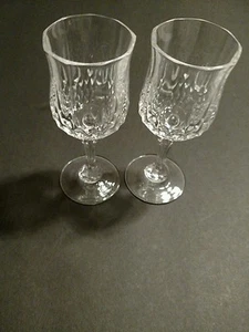 Longchamp Stem Cordial Shot Glasses / lot of 2 - Picture 1 of 3