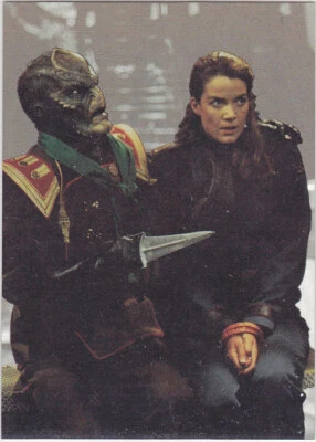 BABYLON 5 1995 FLEER SKYBOX ULTRA PRISMATIC FOIL INSERT CARD PF8 8 OF 8 Diplomac - Image 1 of 2