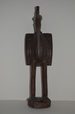 Statue calao africaine ancienne - Old African Hornbill Statue