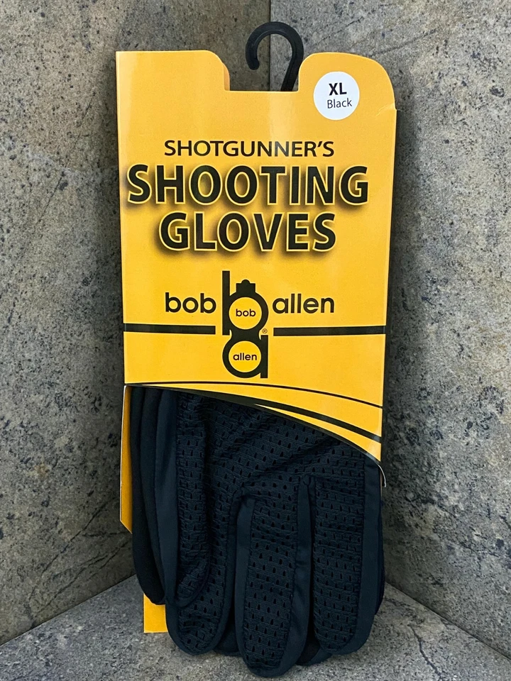 Bob Allen 315 Shotgunner Gloves Black Extra Large - 315-10540