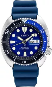 Seiko Prospex SRPD43 Caribbean Turtle Diver’s Blue Rubber Strap Analog Watch - Picture 1 of 2