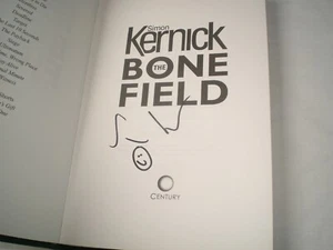 SIMON KERNICK - The Bone Field SIGNED 1/1 Hb - 2017 - BONE FIELD book 1 - Imagen 1 de 2
