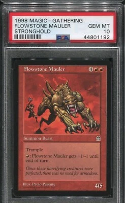Flowstone Mauler Stronghold Gem Mint MTG PSA 10 BGS Magic the gathering - Image 1 of 2