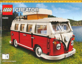 LEGO CREATOR 10220 Instruction Catalog 2015 Volksvagen Van Only Paper