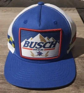Busch Beer Kevin Harvick Trucker Hat Snapback - Picture 1 of 7