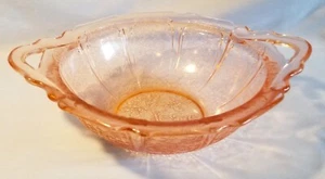 Jeannette Cherry Blossom Serving 11" Oval Platter & 9" Round Handled Bowl (Set) - Picture 1 of 6